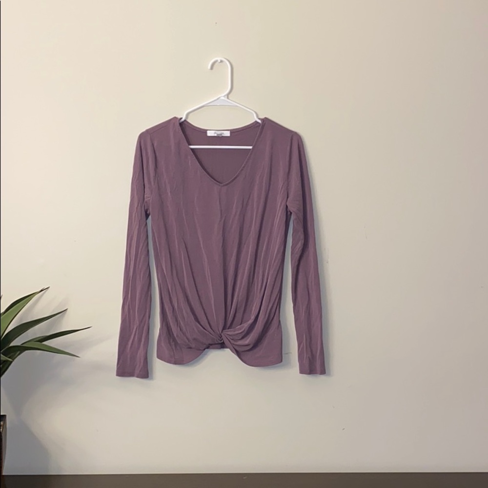 Long Sleeve Knot Shirt